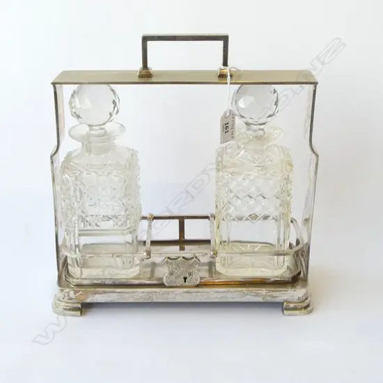 EDWARDIAN EP TANTALUS MIS-MATCHED DECANTERS H300 L300MM
