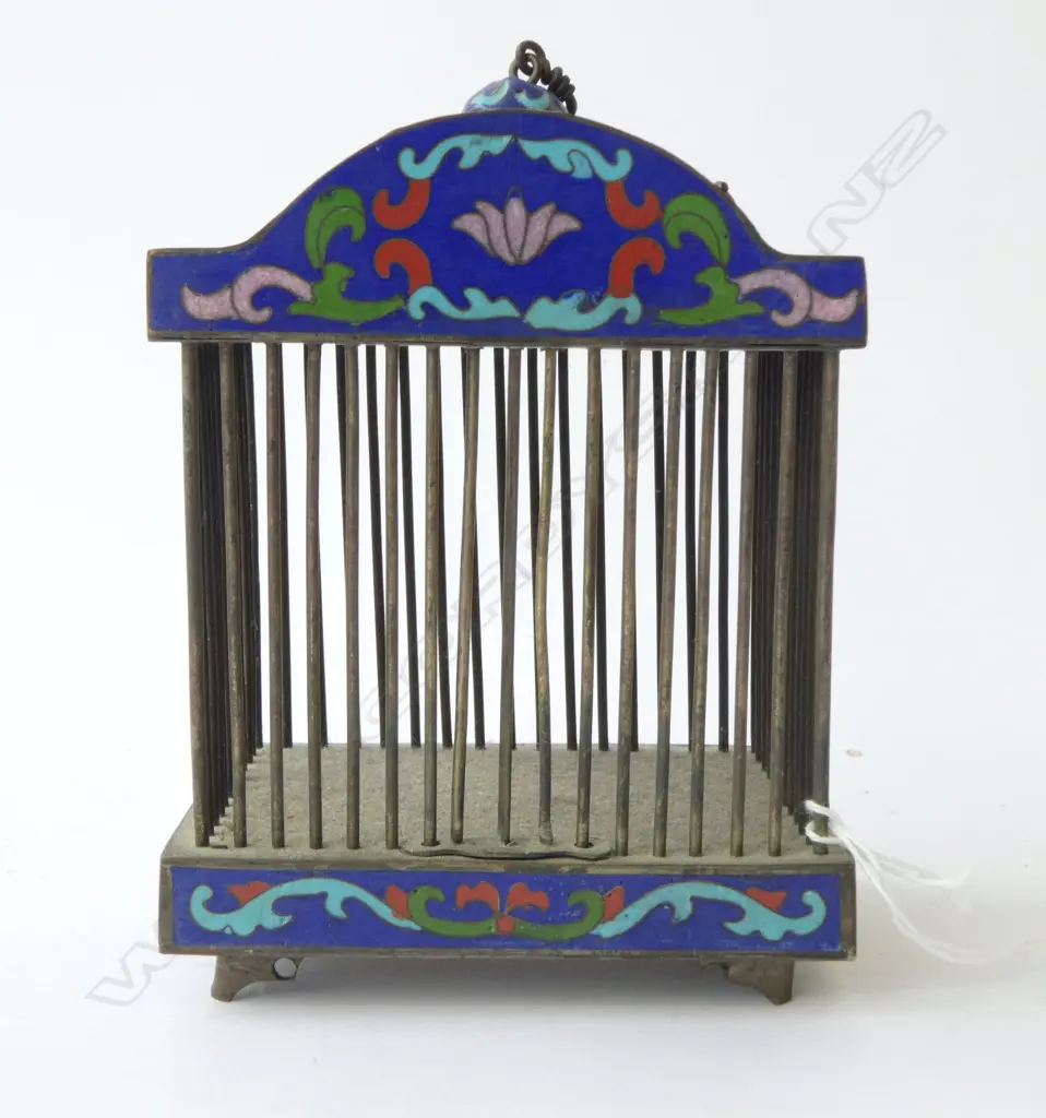CLOISONNE CRICKET CAGE H.140mm Image 1++