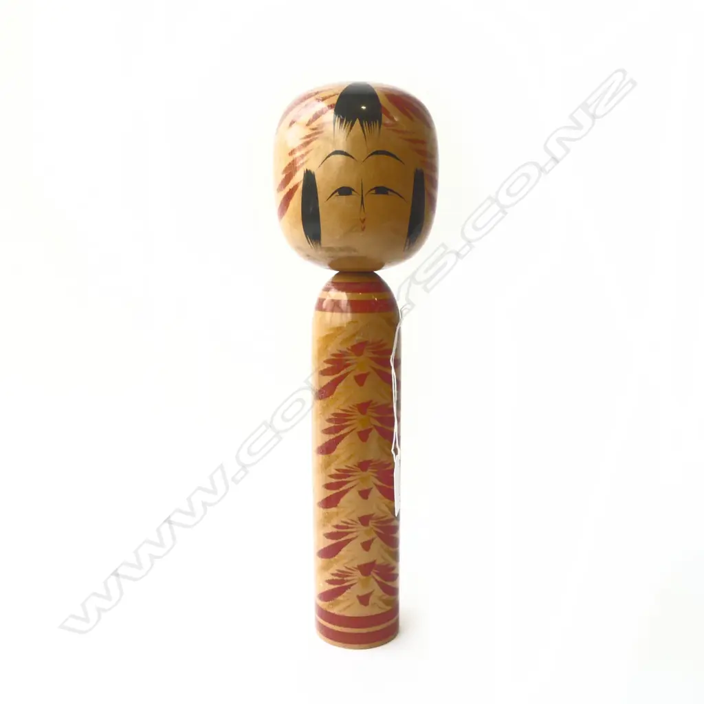 WOODEN JAPANESE KOKESHI DOLL H.360mm Image 1++