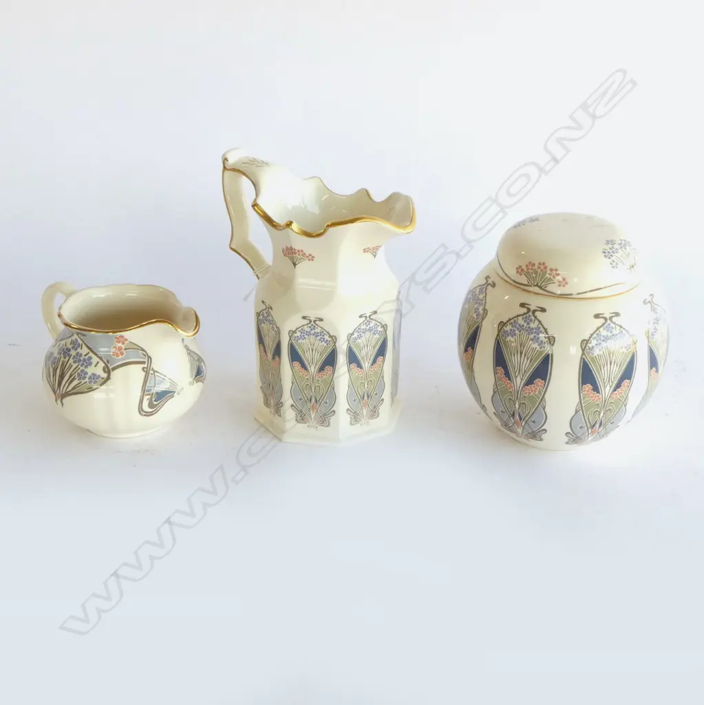 3 PCS MASON'S 'LIBERTY' PATTERN IRONSTONE Image 1++