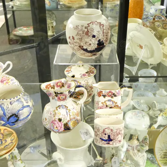 6 PCS MASON'S 'BROCADE' IRONSTONE