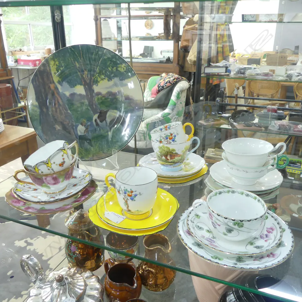 6 SHELLEY CHINA CSP SETS MIXED PATS  Image 1++