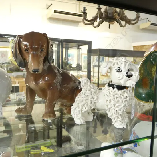 GERMAN CHINA DASHHOUND L230MM & ITALIAN PODDLE H130MM