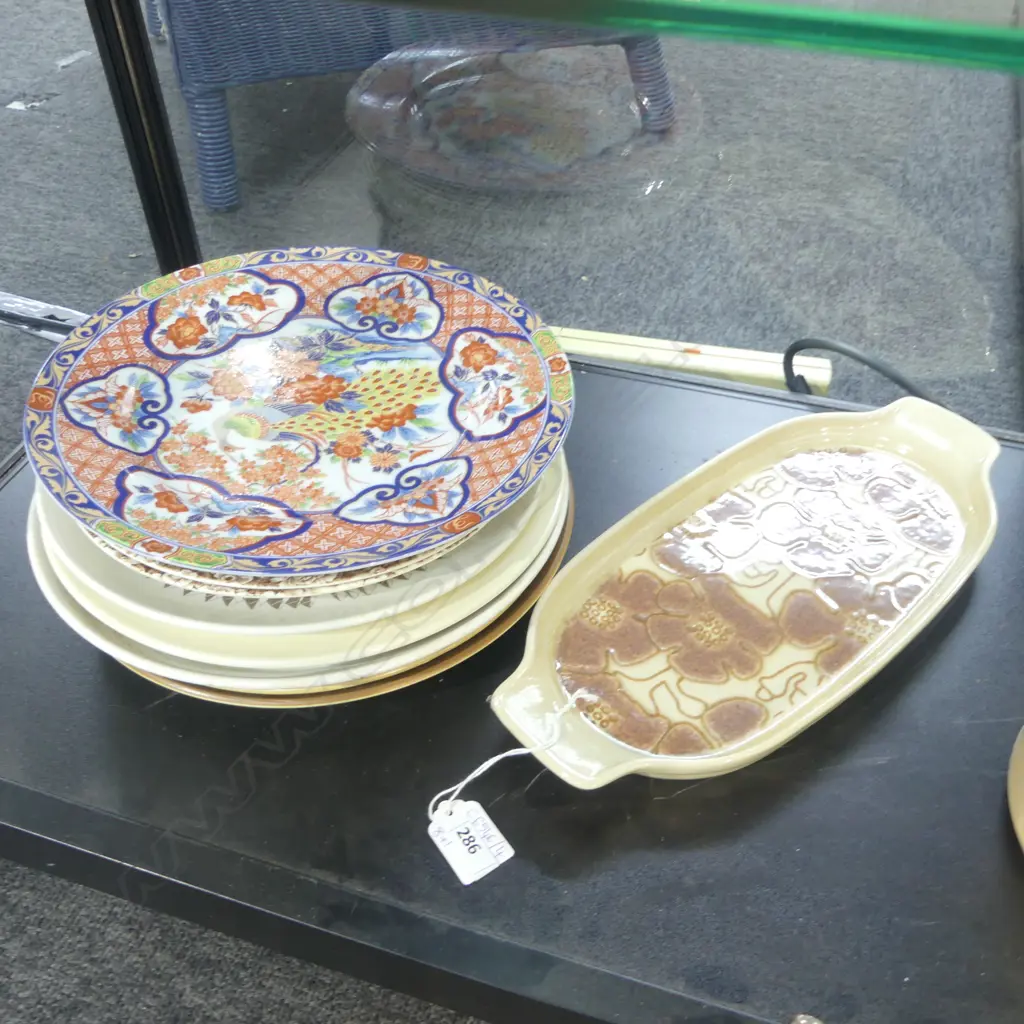 8 PLATES + DISH, CROWN LYNN ETC Image 1++