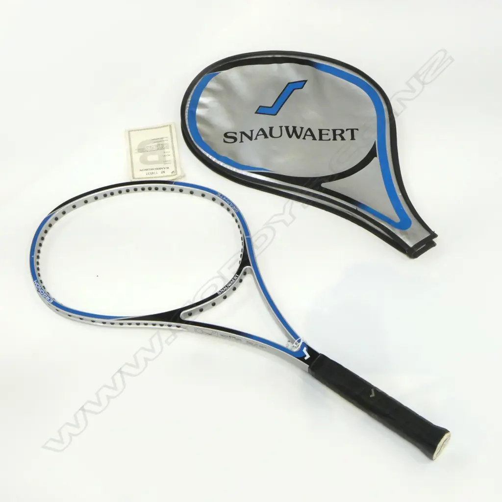 “SNAUWAERT ERGONOM” RACQUET DESIGNED BY C GIBELLO Image 1++