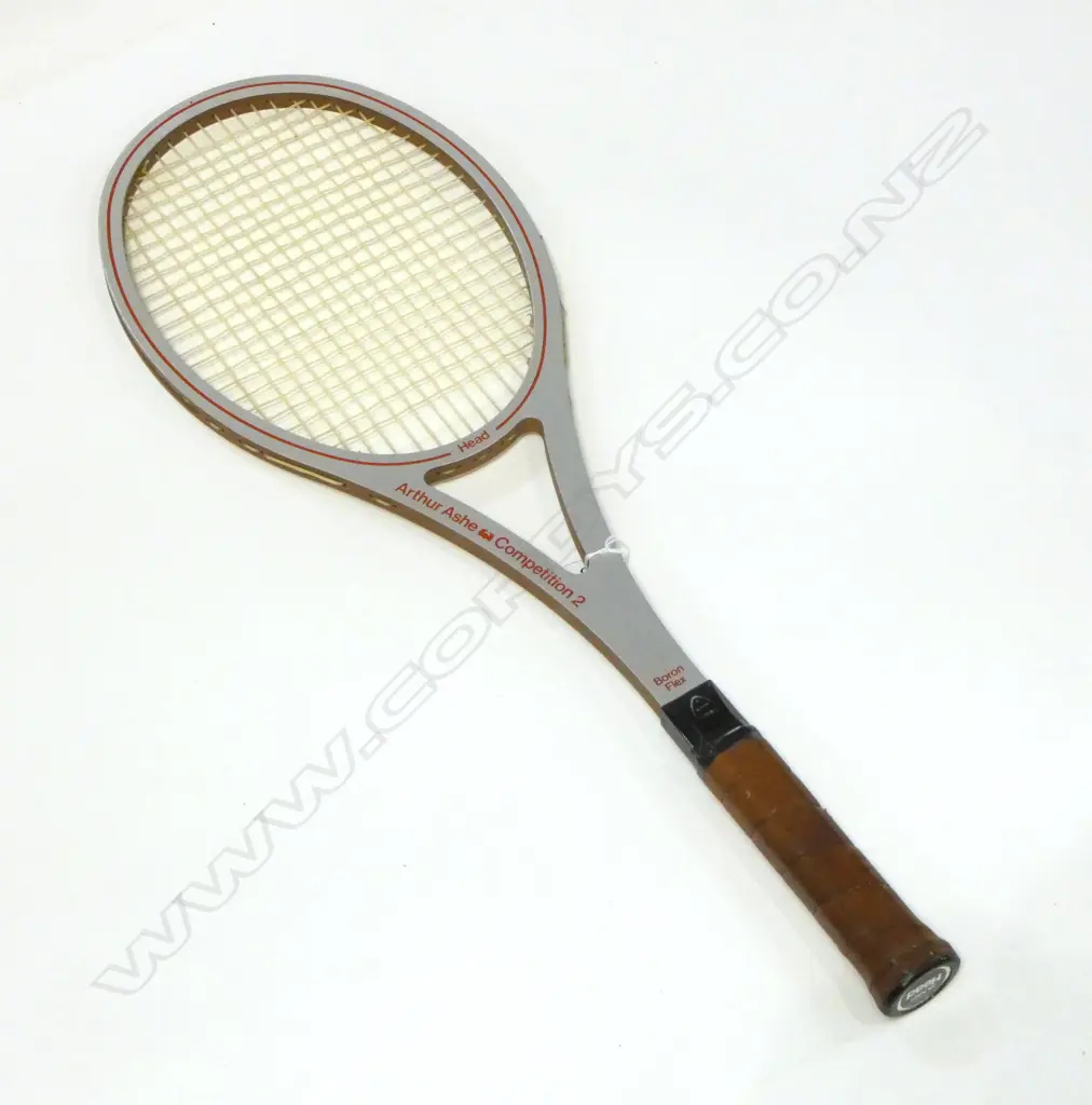 "ARTHUR ASHE COMPETITION 2" RACQUET "HEAD" MADE IN AUSTRIA c.1979... Image 1++