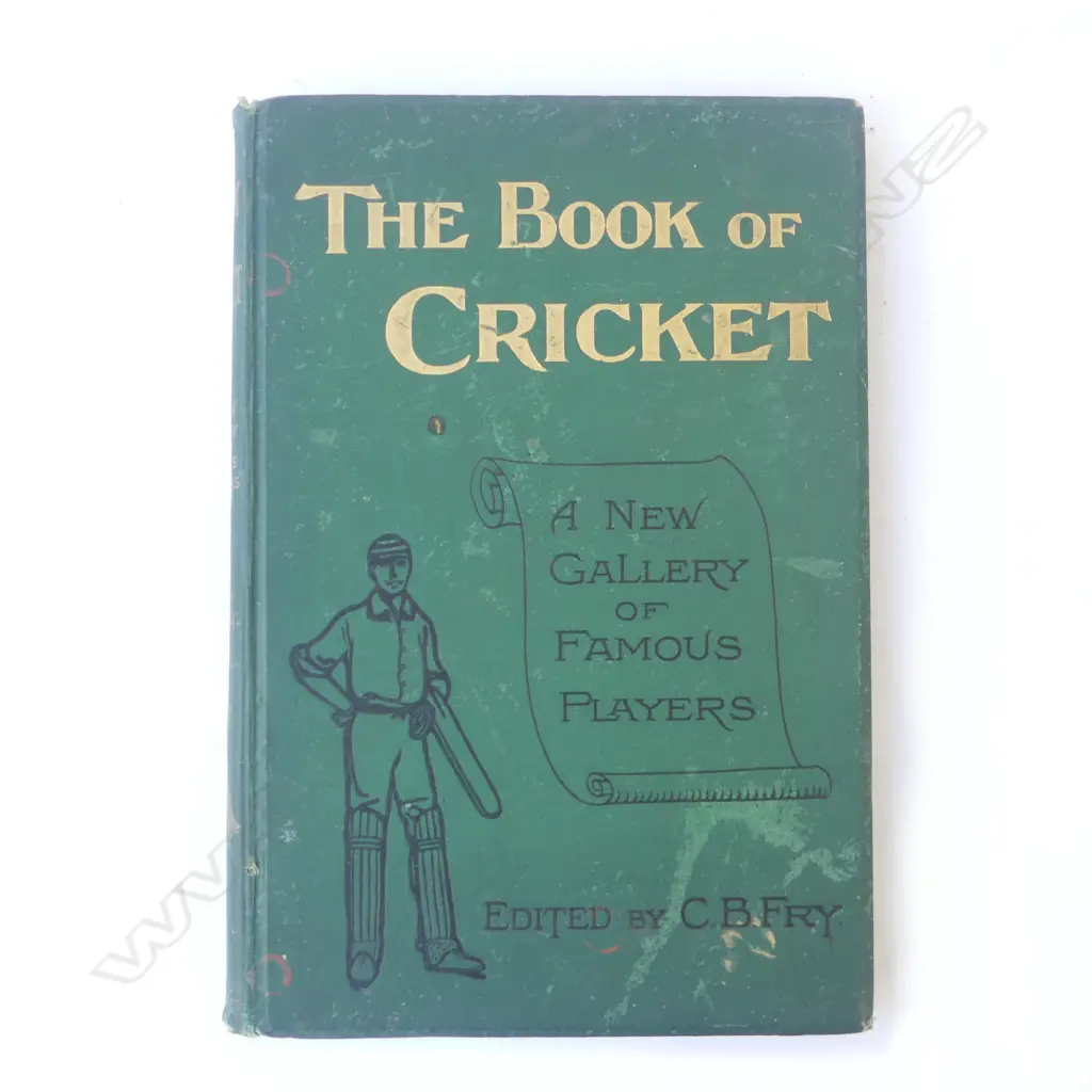 “THE BOOK OF CRICKET” by CB FRY... Image 1++