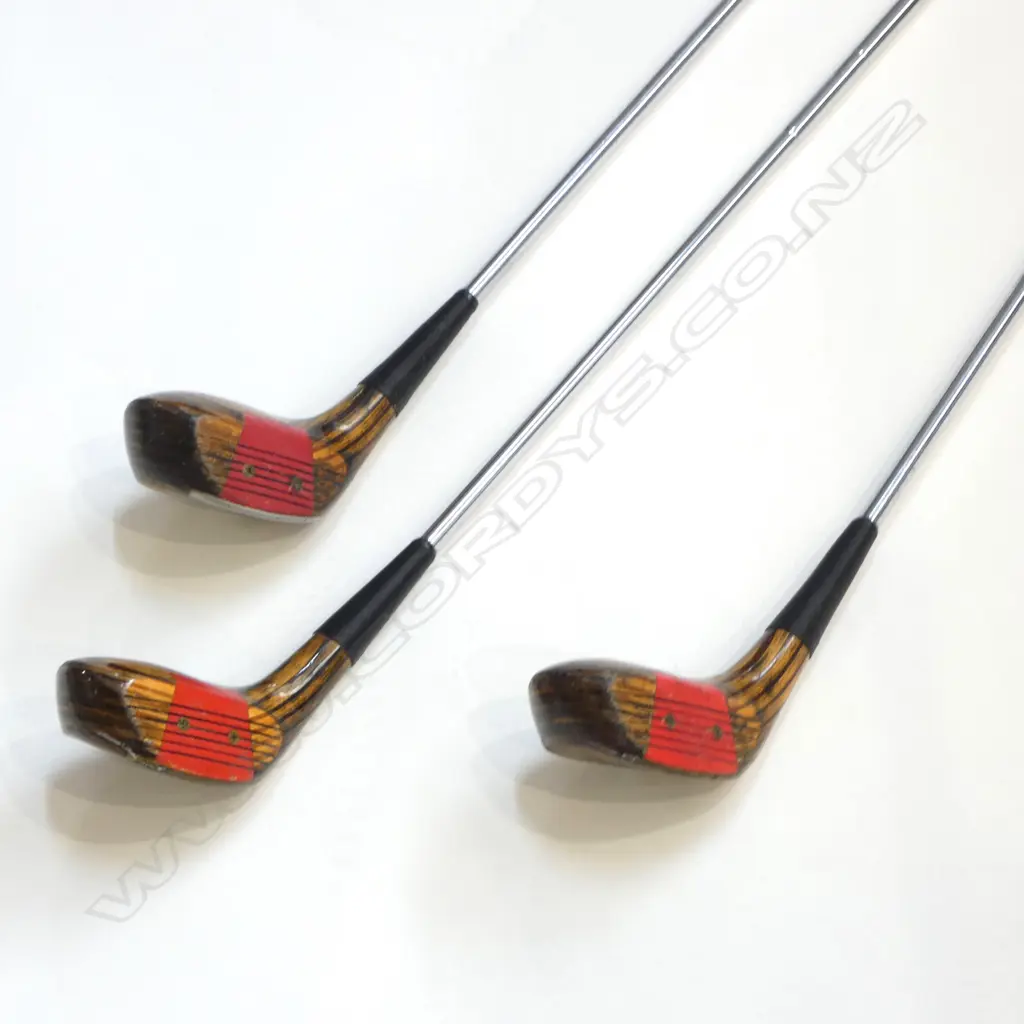 THREE SPALDING RIGHT HANDED GOLF CLUBS... Image 1++