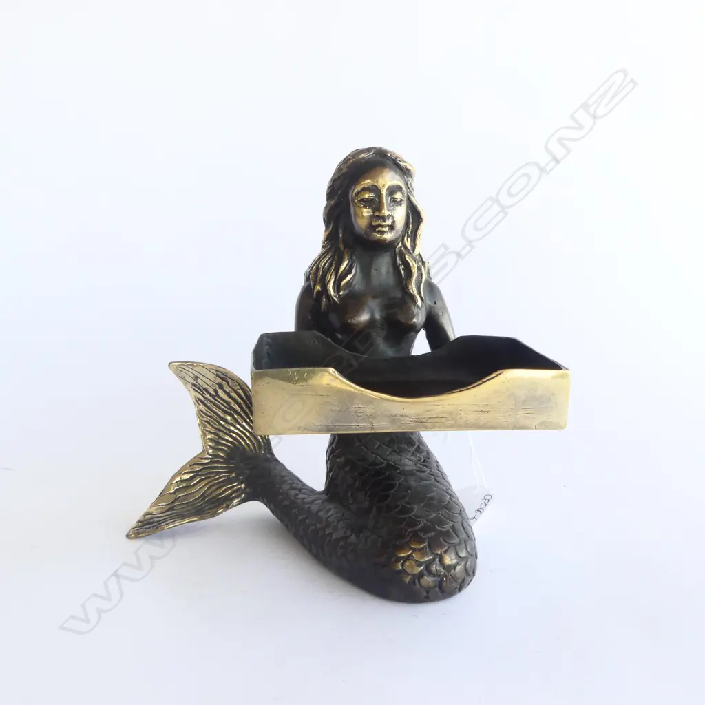 BRASS/BRONZE MERMAID CARD HOLDER H.180mm Image 1++