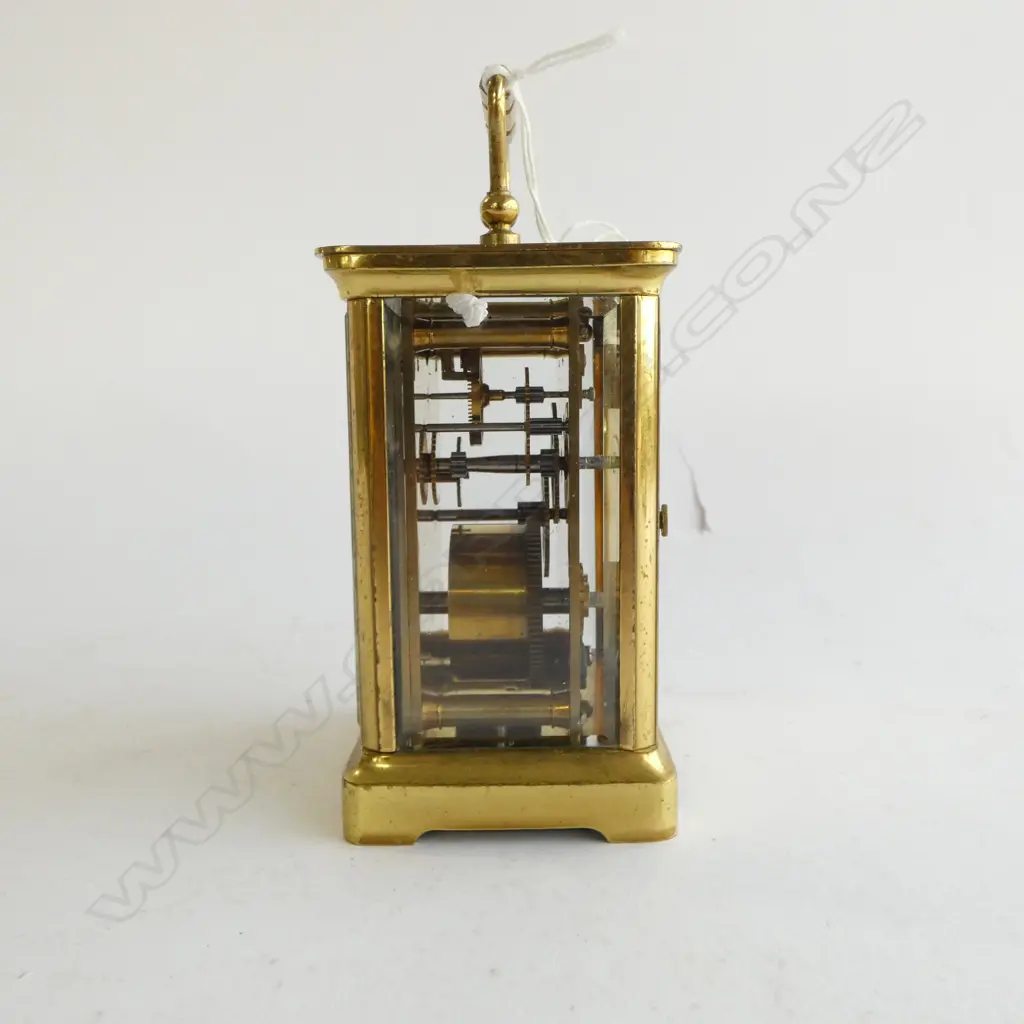 BRASS CARRIAGE CLOCK, H.150mm Image 1++