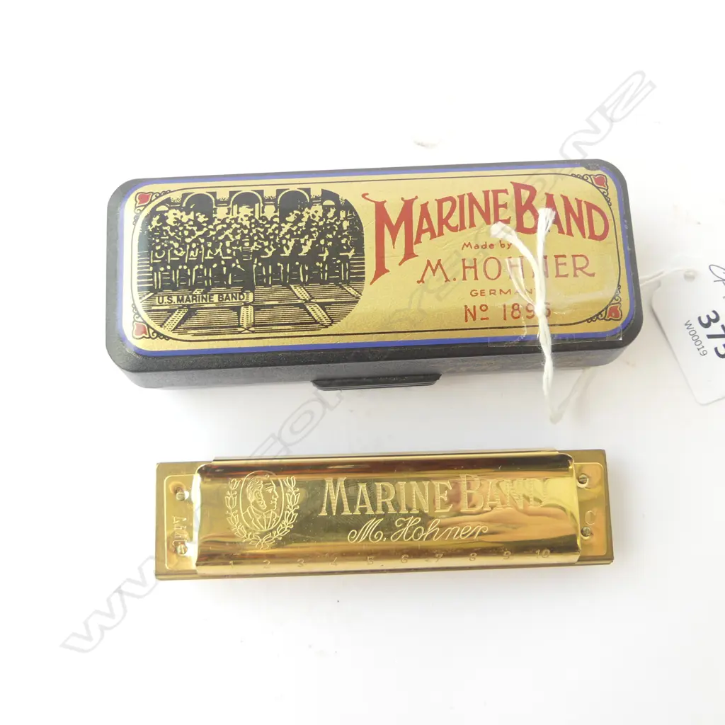 LTD ED. 1896-1996 HOHNER MARINE BRAND HARMONICA  Image 1++
