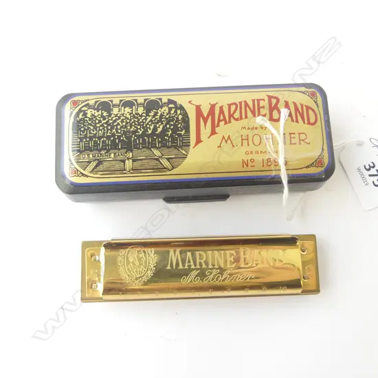 LTD ED. 1896-1996 HOHNER MARINE BRAND HARMONICA 