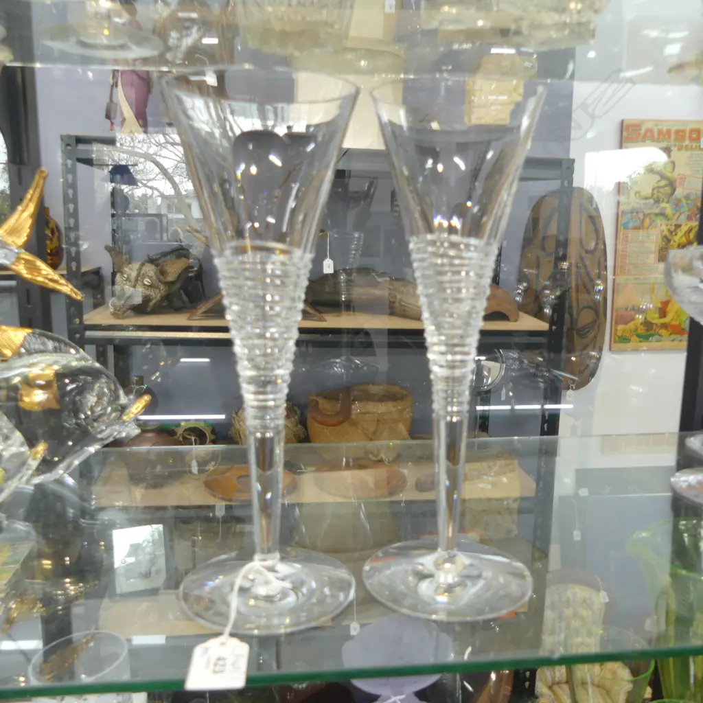 PR CHAMPAGNE FLUTES, JASPER CONRAN FOR WATERFORD H.260mm Image 1++