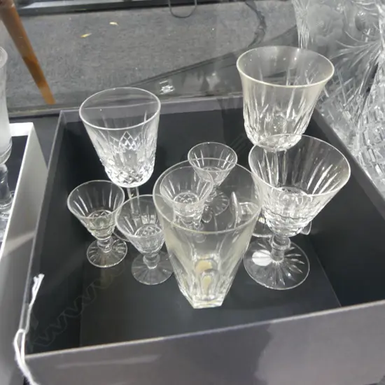 9 WATERFORD GLASSES VARIOUS PATS & SIZES