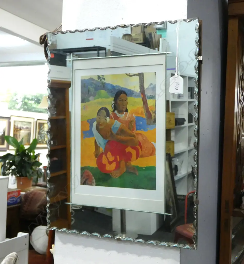 MIRROR w. GAUGUIN PRINT 460x355mm Image 1++