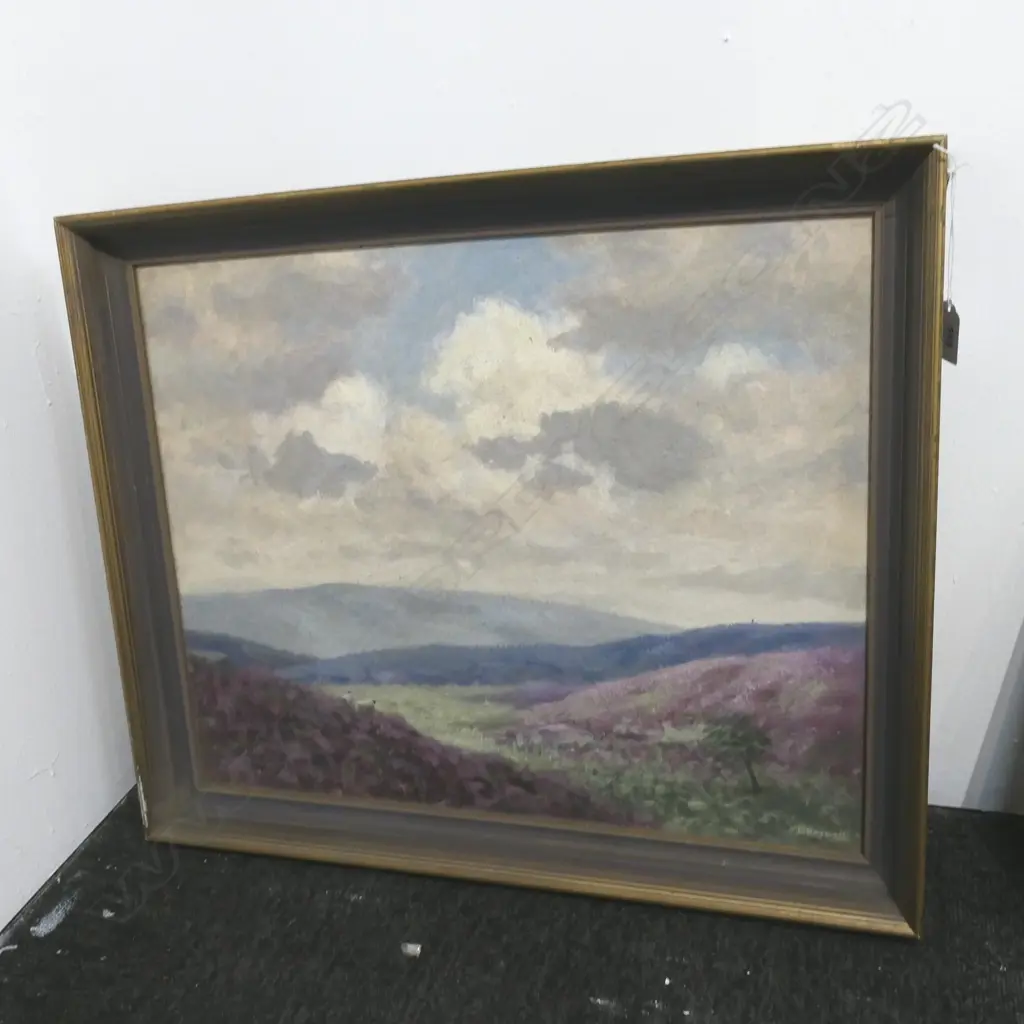 OIL ON BOARD THE MOORS SIGNED D BAGNELL H400 W490MM Image 1++