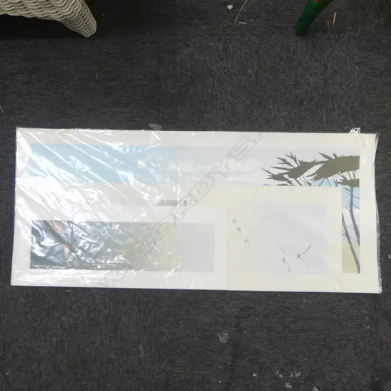 3 UNFRAMED MALCOLM WARR PRINTS; QUIET POOL, FLIGHT SOUTH, KAPITI FROM PARAPARAUMU - FOXING 380x870mm