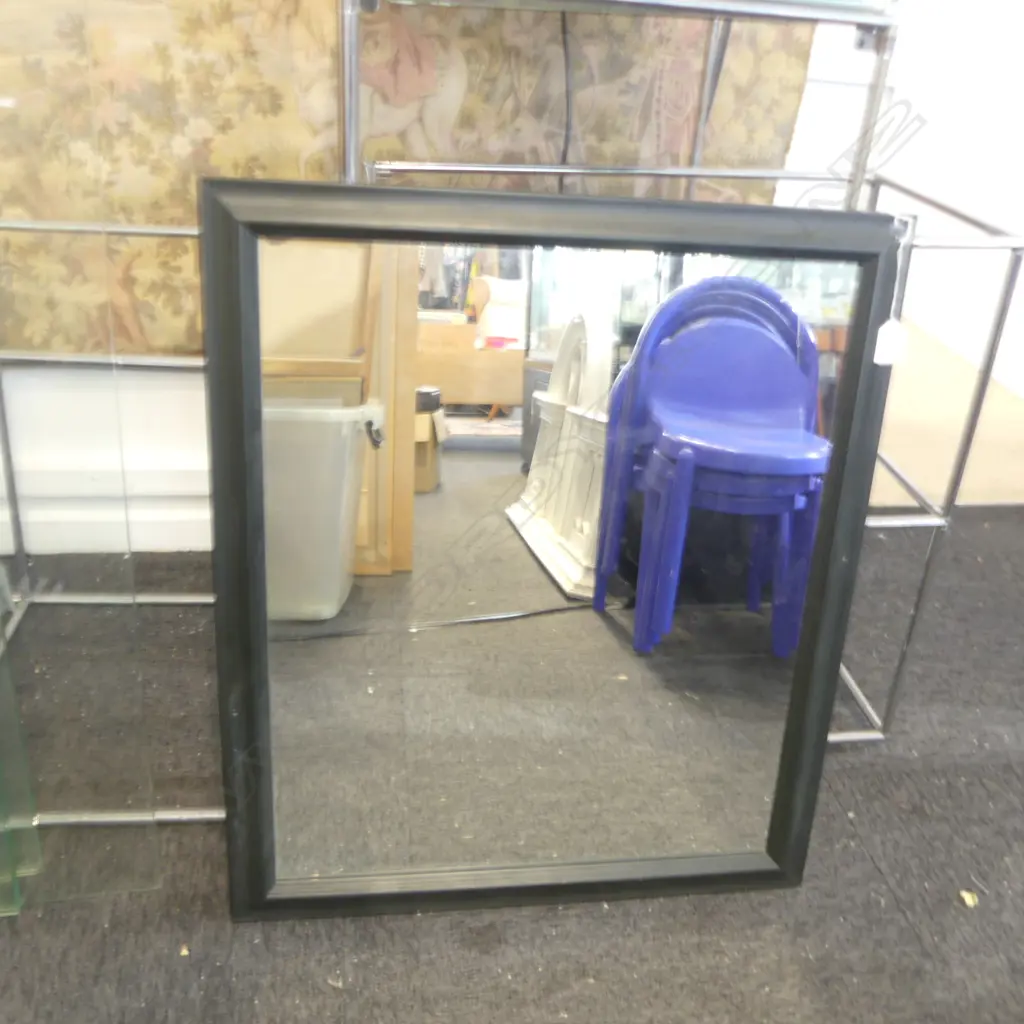 2 MIRRORS, BLACK FRAME / STAR PAINTED FRAME 675x575mm Image 1++