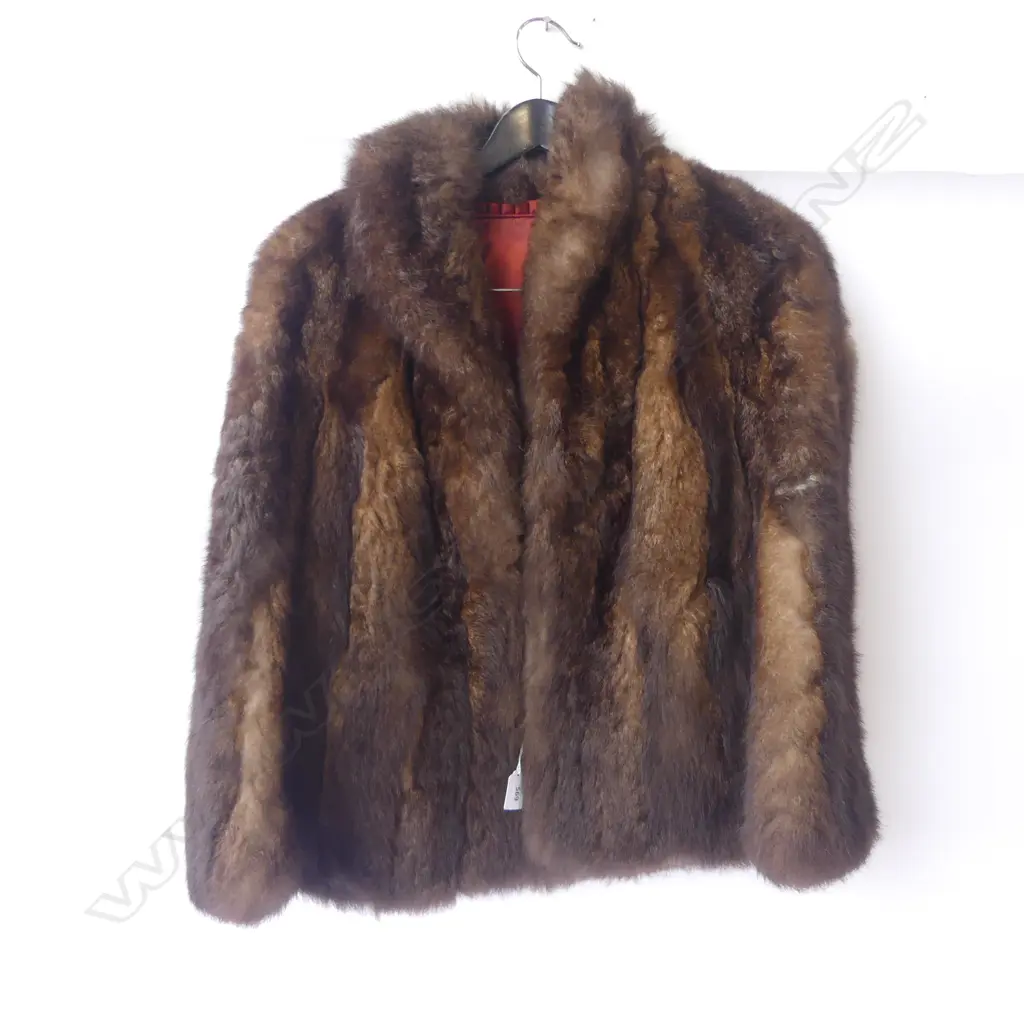 MOONEYS POSSUM FUR JACKET Image 1++