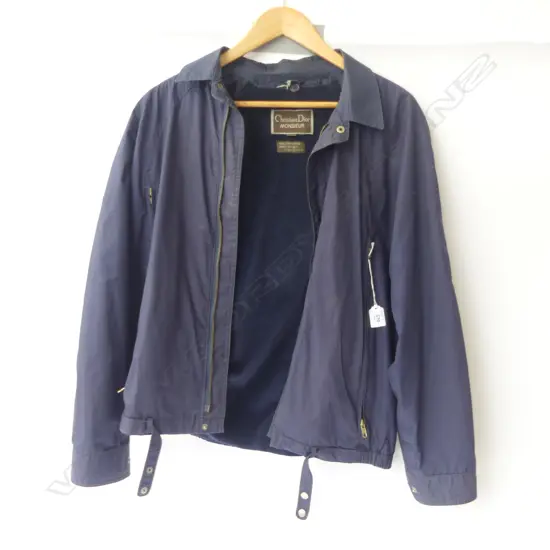 CHRISTIAN DIOR 'MONSIEUR' JACKET WITH VELVET LINING, M 97R
