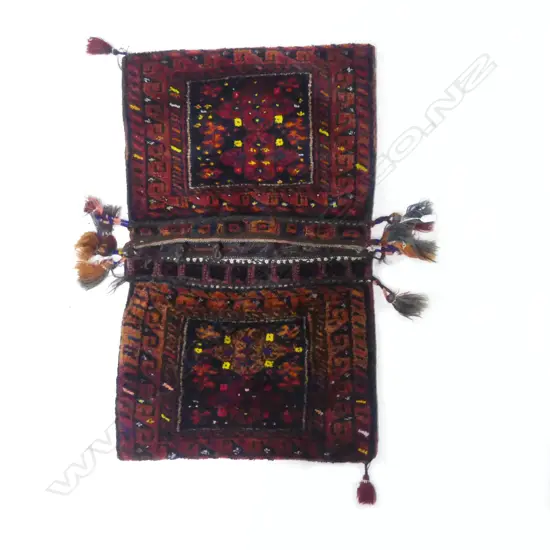 PR PERSIAN HAND KNOTTED SADDLEBAGS L1000 W610MM