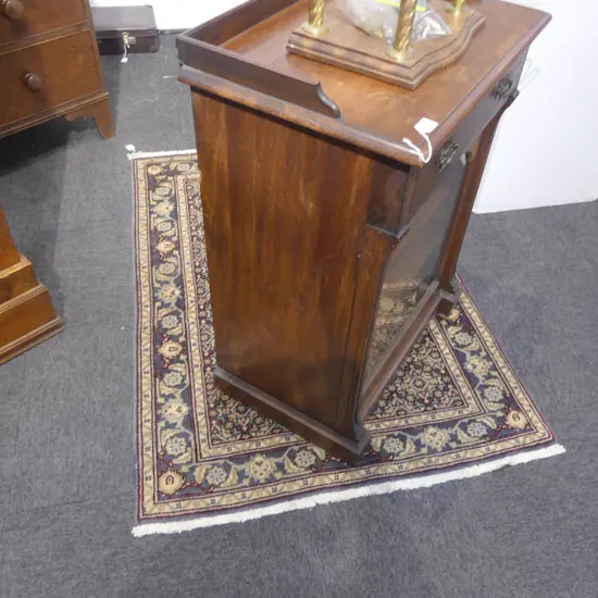 PERSIAN RUG CREAM GREY & RED COLOURS L1450 W1000MM