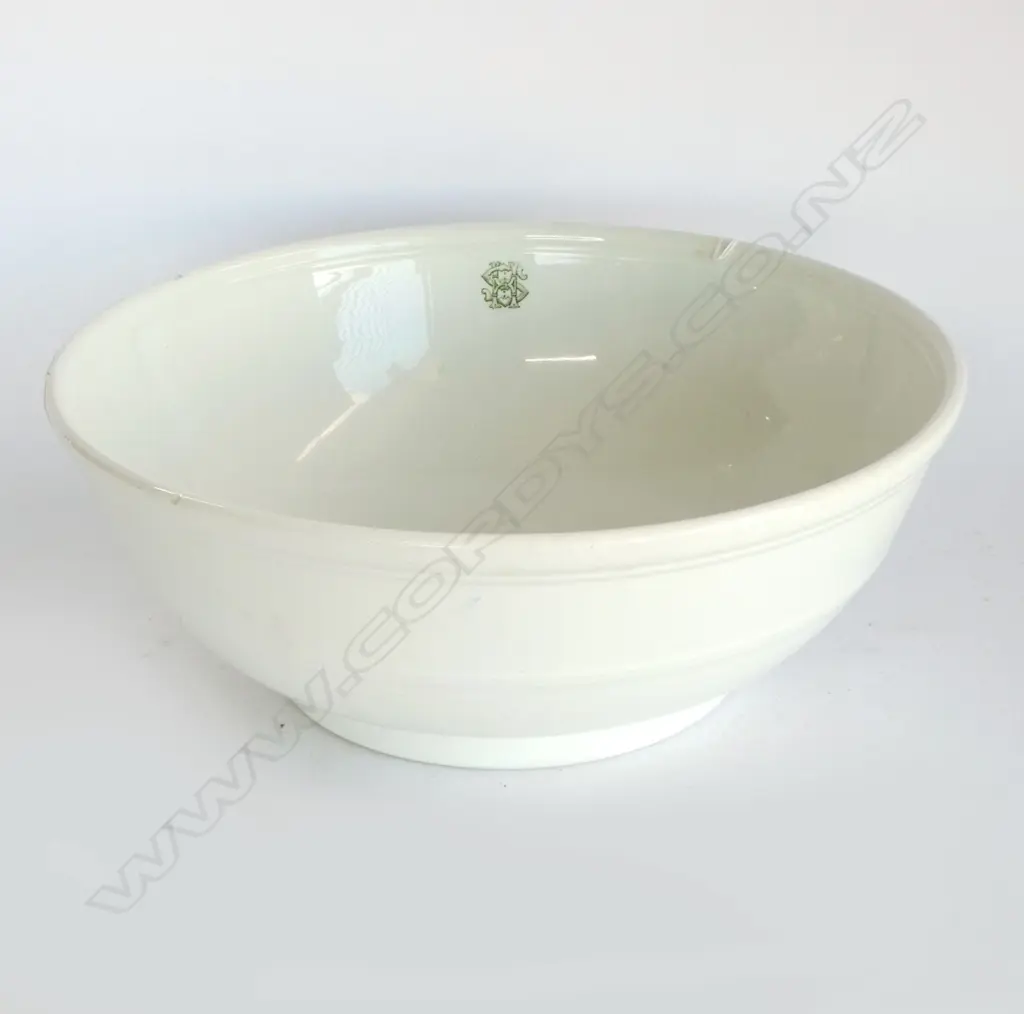 LRG VINTAGE GRINDLEY HOTEL WARE BOWL, Dia.390mm (star crack to base, internally intact) Image 1++