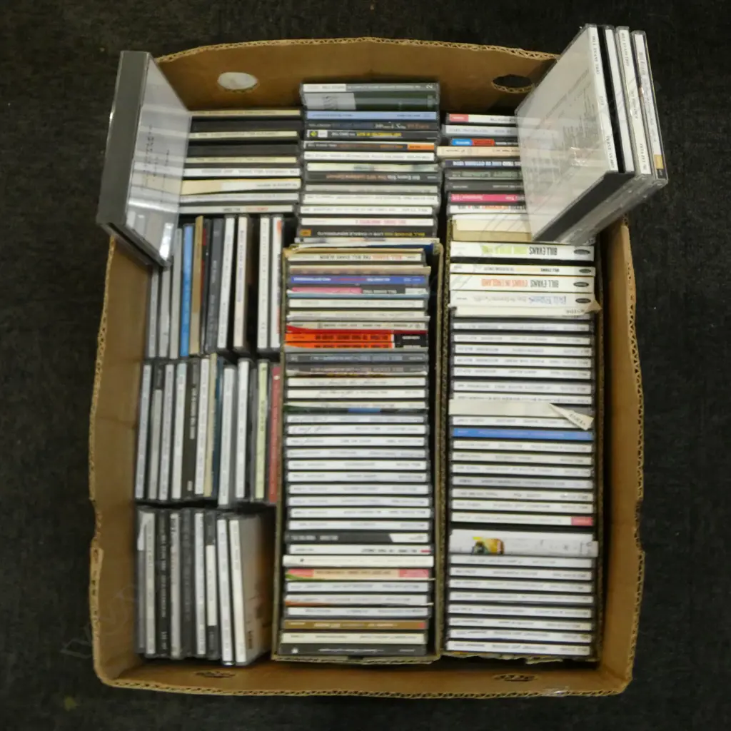 LARGE LOT ASST BILL EVANS JAZZ CDS Provenance: Ex Collection Wellington Choy Image 1++