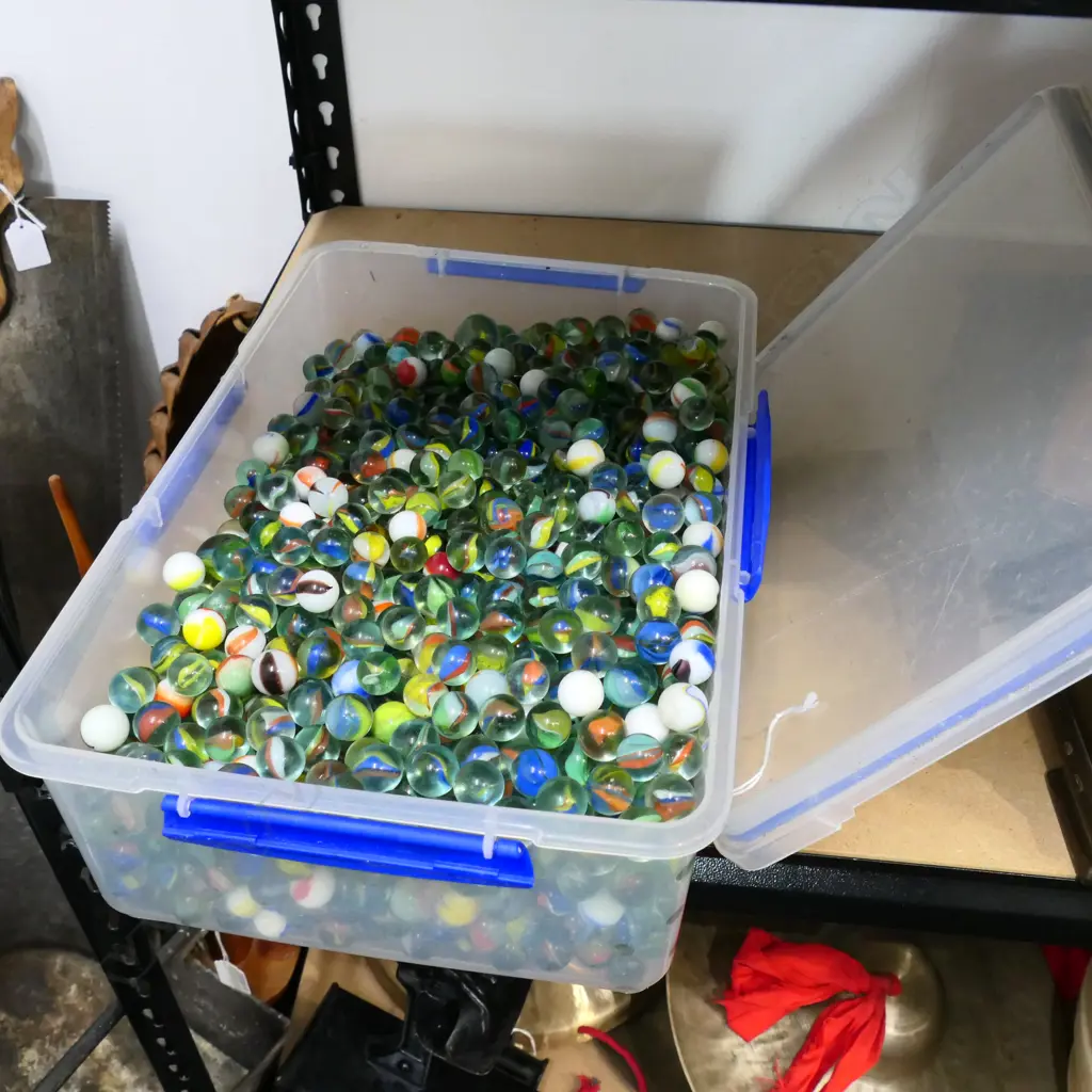 ASST. GLASS MARBLES Image 1++