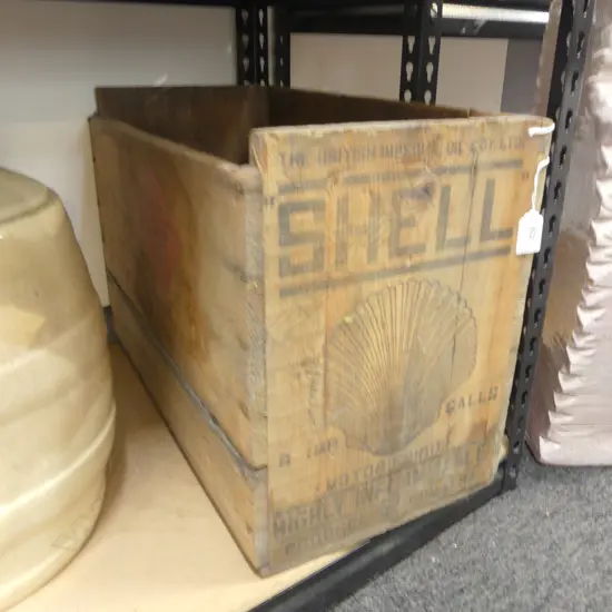 SHELL PETROL CRATE W.535mm