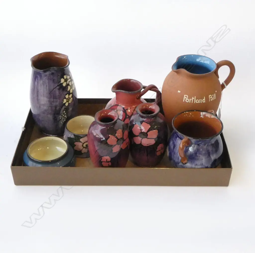 8PC TORQUAY POTTERY H150MM TALLEST Image 1++