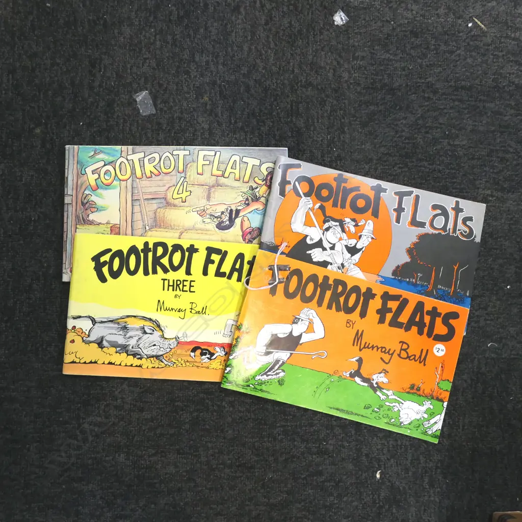 4 MURRAY BALL FOOTROT FLATS COMICS Image 1++