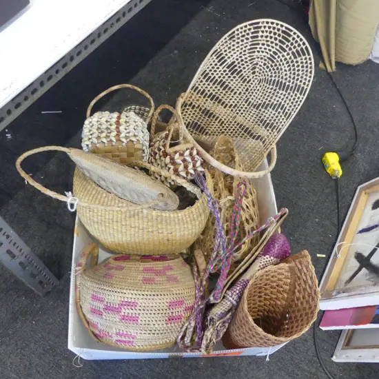 ASST. PACIFIC/TRIBAL BASKETRY