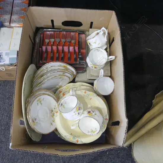 ASST. CHINA, CASED EP CUTLERY