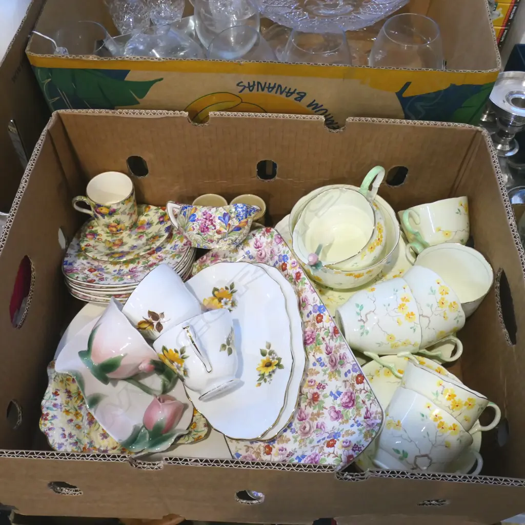 ASST. CHINA INCL. GRAFTON TEA SET, CHINTZ ETC Image 1++