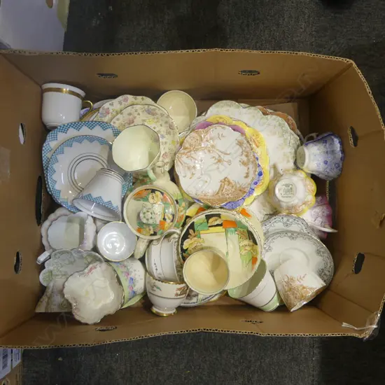 BOX LOT CSPS PART TEASETS ETC