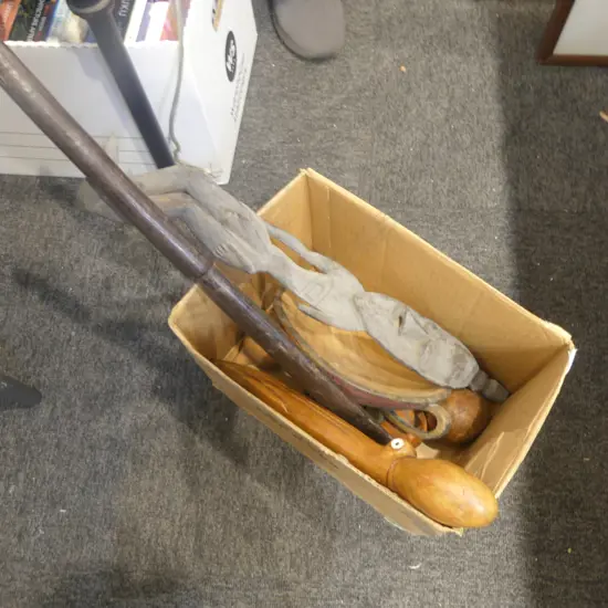 ASST. TRIBAL; OCTOPUS CLUB, PAPUA NEW GUINEA FIGURE, etc