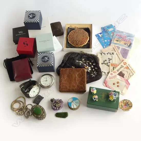 ASST. COSTUME JEWELLERY, BOXES ETC