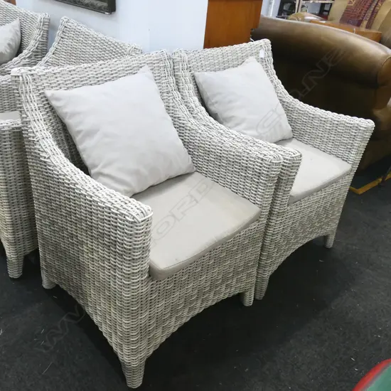 2 DOMUS VENTURES OUTDOOR CHAIRS