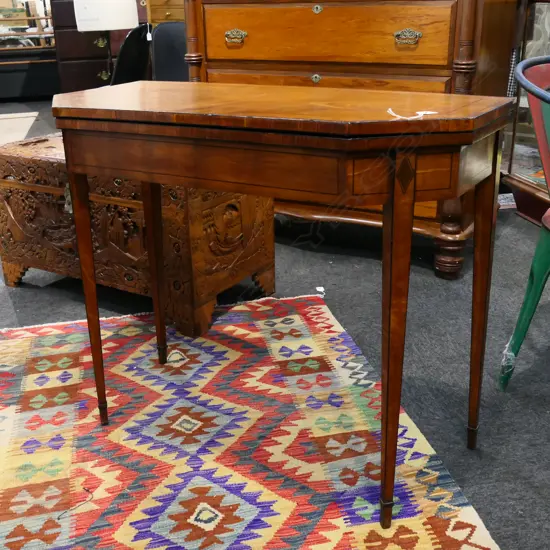 ANTIQUE CARD TABLE 890x430x755mm