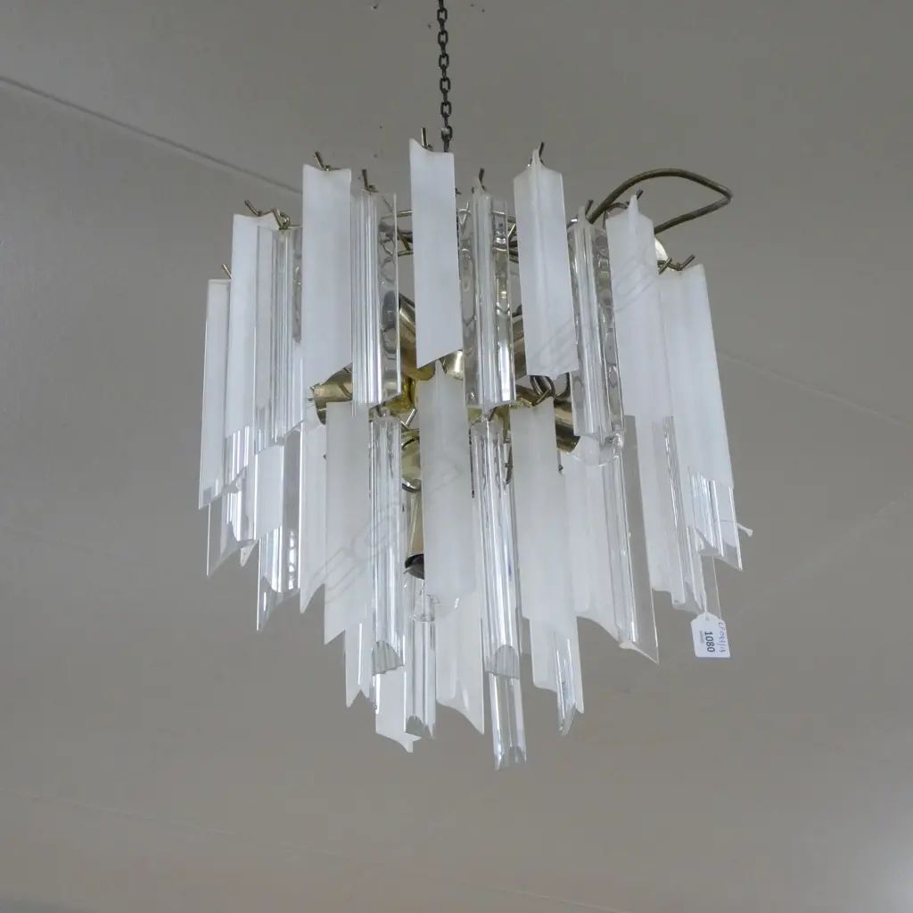 RETRO PERSPEX DROP CENTER LIGHT DIA400MM Image 1++