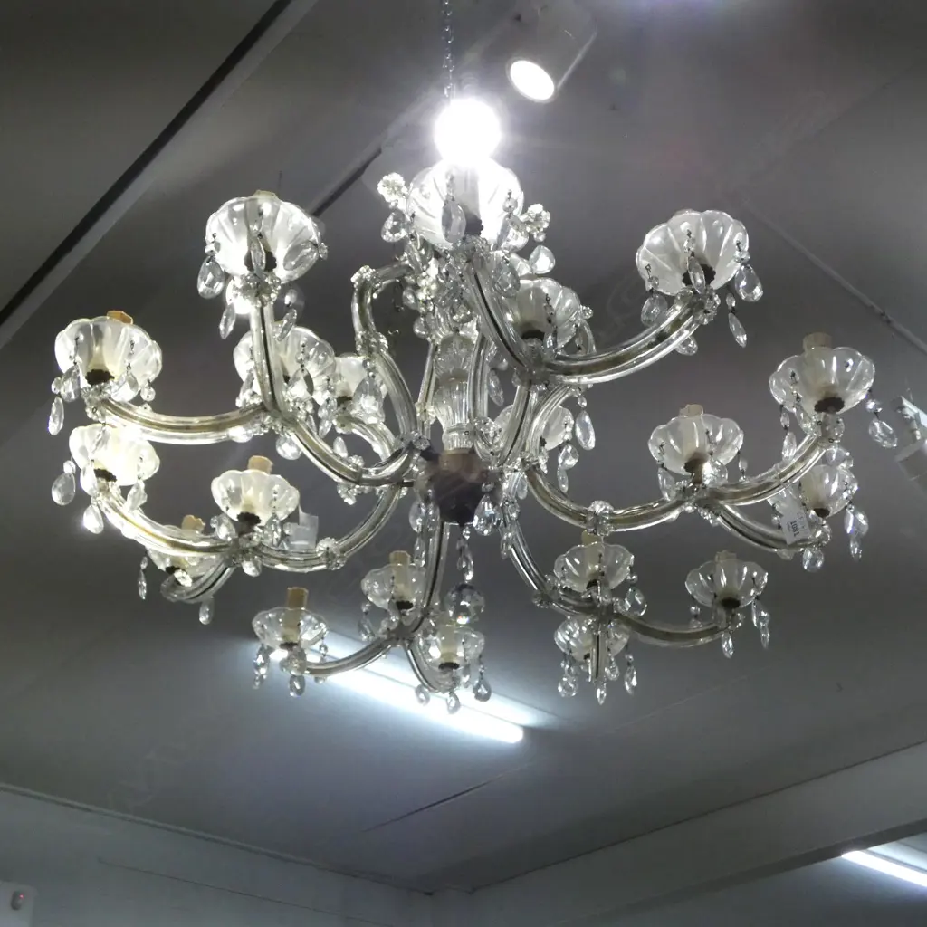 21 LIGHT CRYSTAL CHANDELIER H.550mm, 900mm dia Image 1++