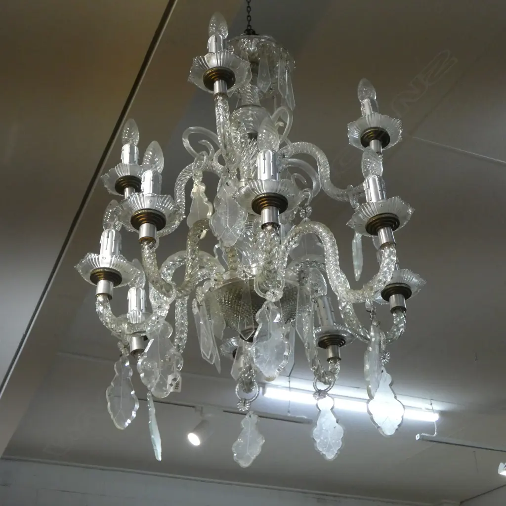 12 LIGHT CRYSTAL CHANDELIER H.700mm 650mm dia Image 1++