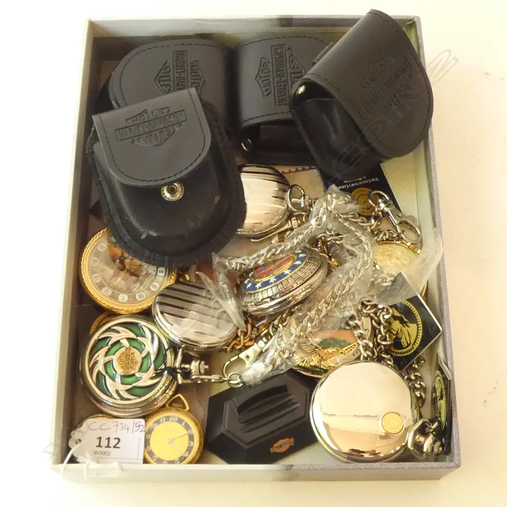 ASST. POCKET WATCHES; HARLEY DAVIDSON ETC Image 1++