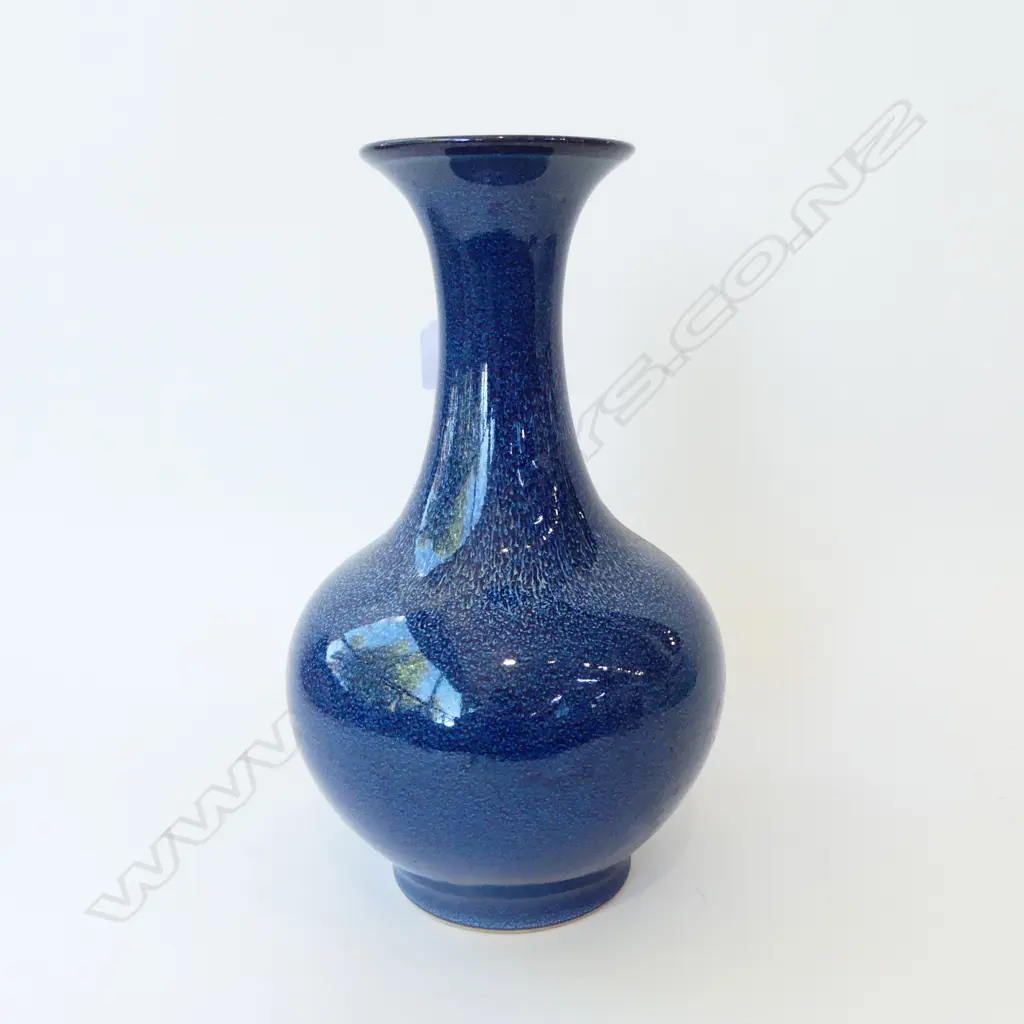 BLUE GLAZED VASE H.360mm Image 1++