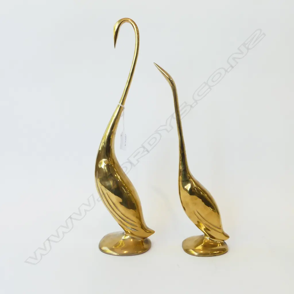 2 BRASS DUCK/GEESE FIGURES H.440mm Image 1++