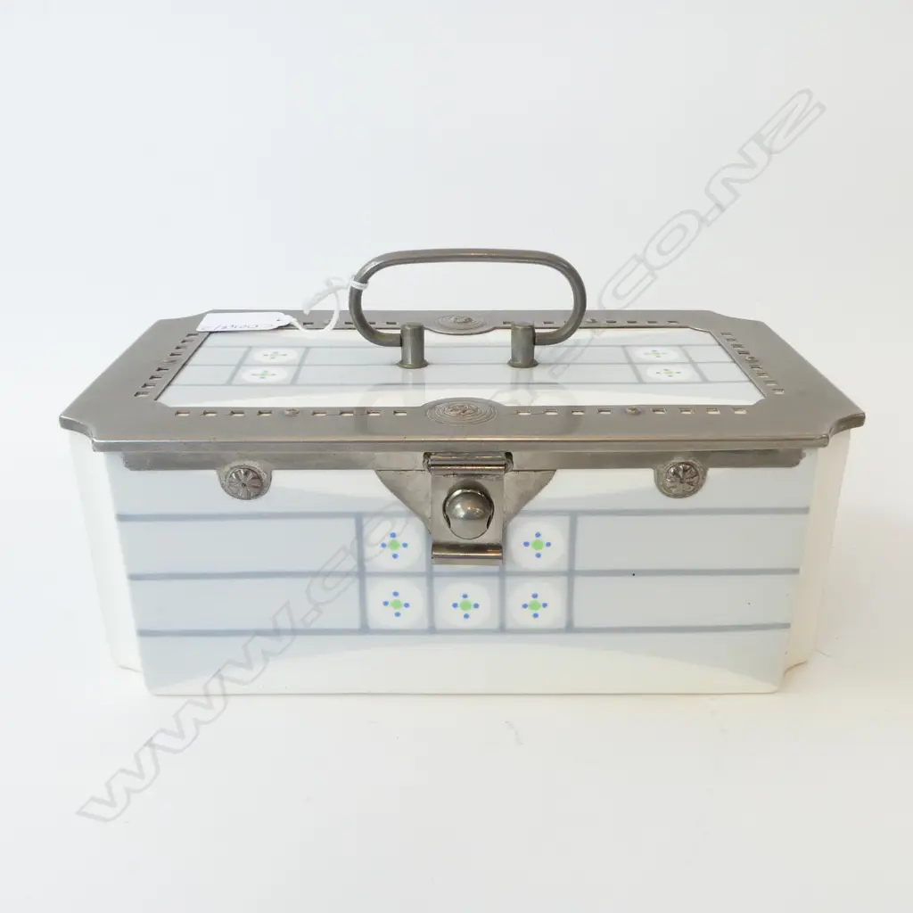 WMF 'DECOR 2000' LIDDED CONTAINER W.245mm small corner chip Image 1++