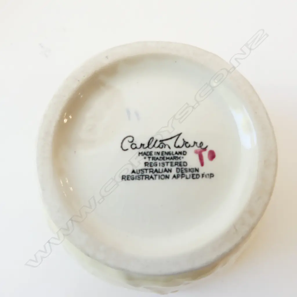PART CARLTON WARE 'FOX GLOVE' TEA SERVICE Image 1++