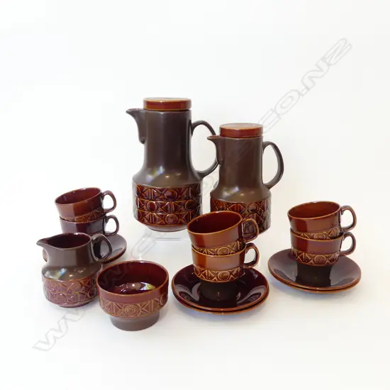 BESWICK 'ZORBA' COFFEE SET