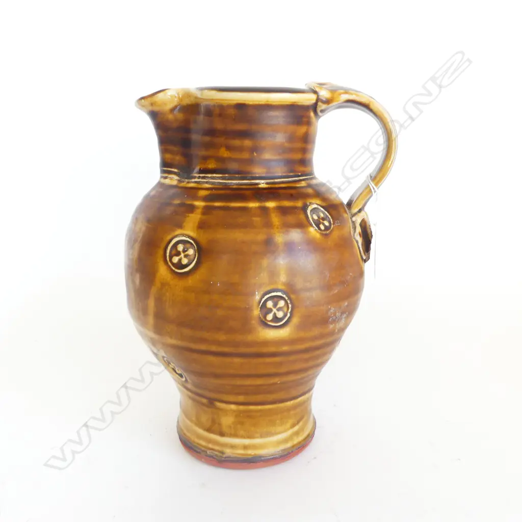 STUDIO POTTERY JUG, NOT MARKED H.240mm Image 1++